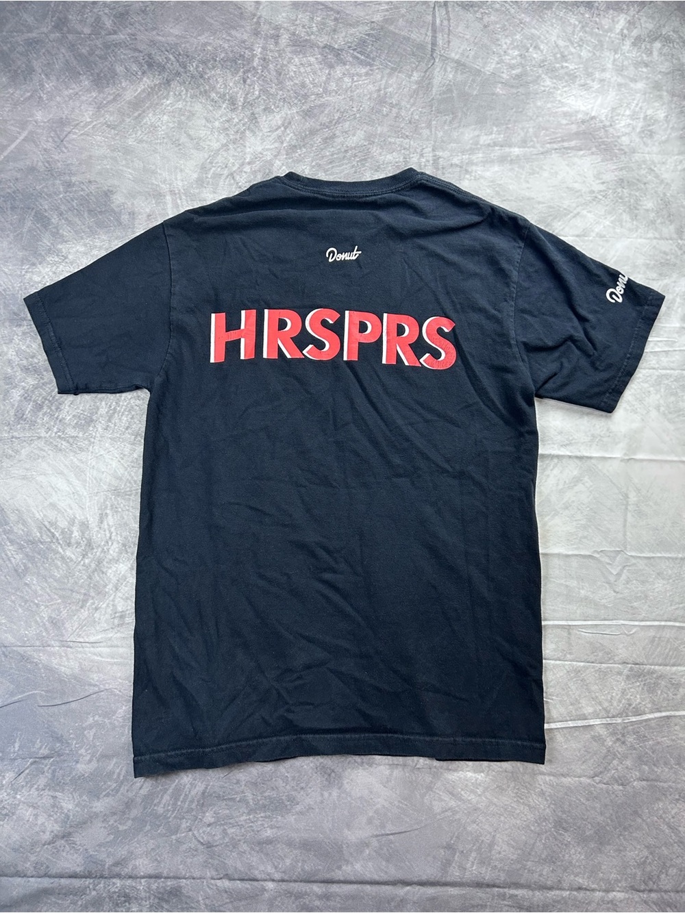 HRSPRS Black Short-Sleeve Graphic Tee T-Shirt